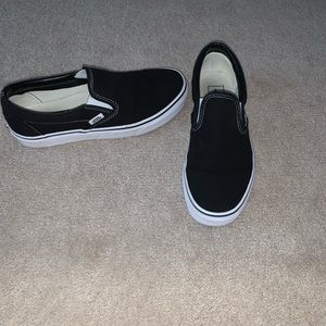 Black slip on vans